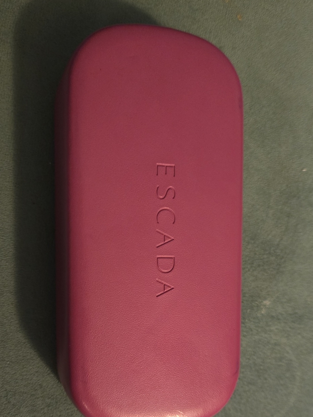 ESCADA Pink Hard Glasses Case Clamshell Sunglasses Eyeglasses Holder Magenta